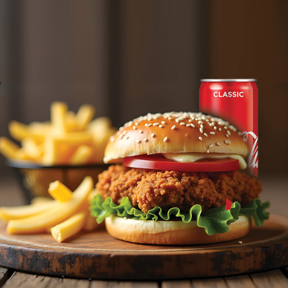 Chicken Burger Menu