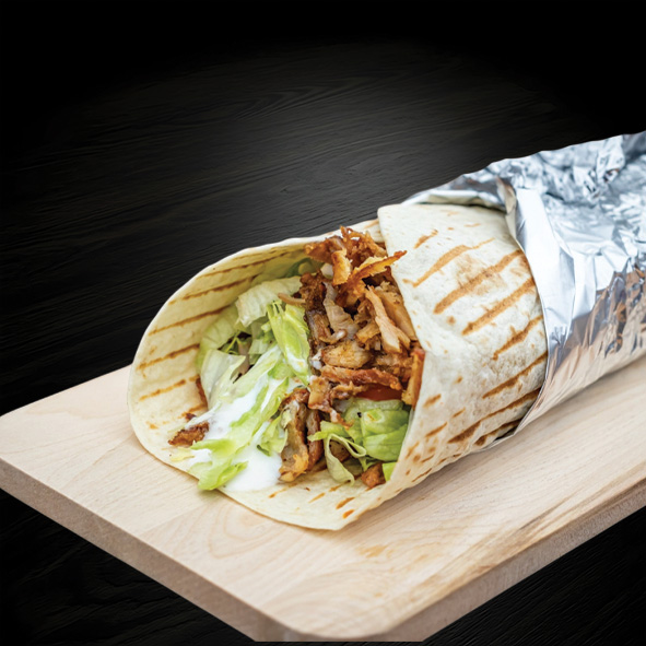 Yufka mit Hähnchenfleisch