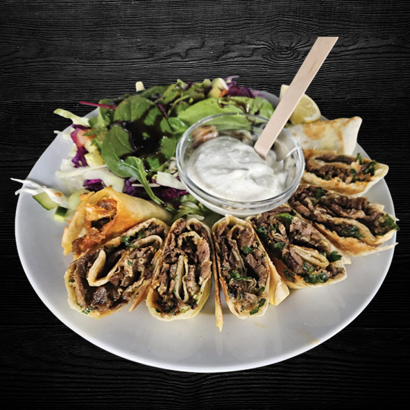 Schawarma Rinderfleisch - Teller