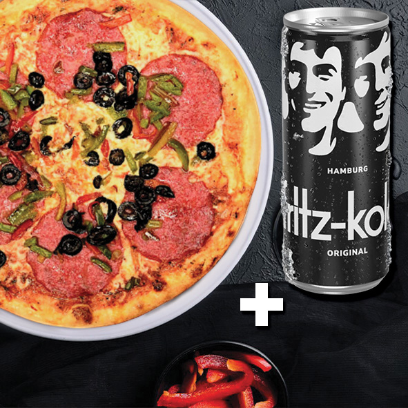 Diavola Menü - (ink. 1x Fritz-Cola 0,33L)