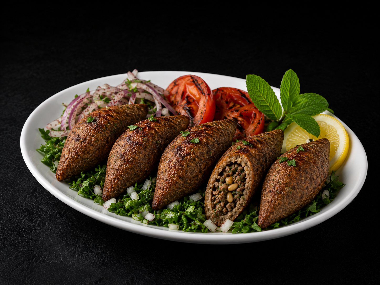 gegrillte Kibbeh - كبة مشوية